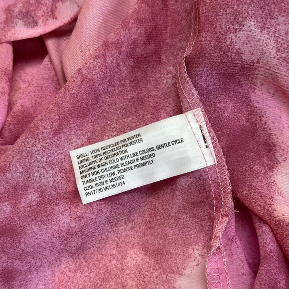 Wild Fable Pink Asymmetrical Slip Babydoll Dress XS Lace Trim Festival Fairy y2k - Picture 6 of 6